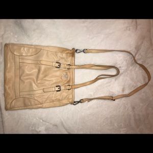 Prada Beige Nappa Leather Delave Handbag